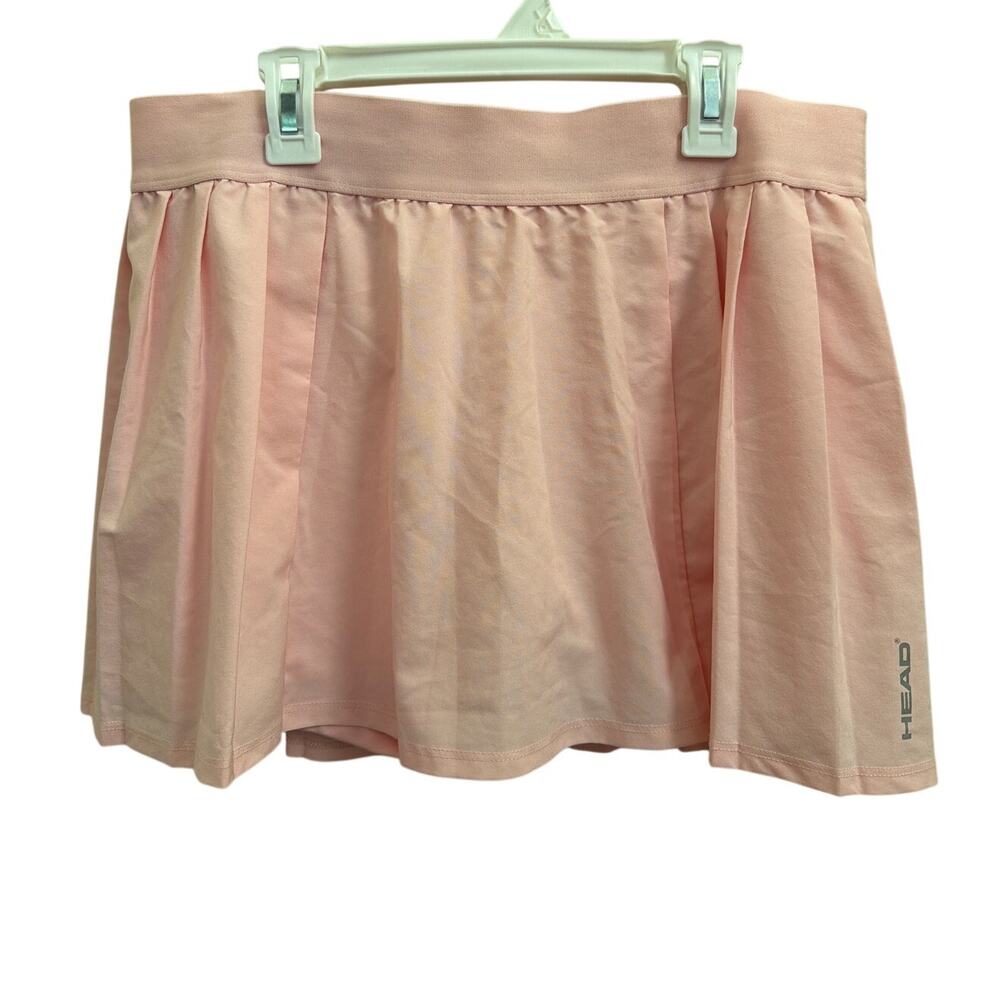 Head Golf Pink Skort Women's Size Large Pleated Tennis Golfcore Athletic Preppy